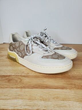 Coach Citysole Court Sneakers Shoes Womens Size 10 B Taupe
